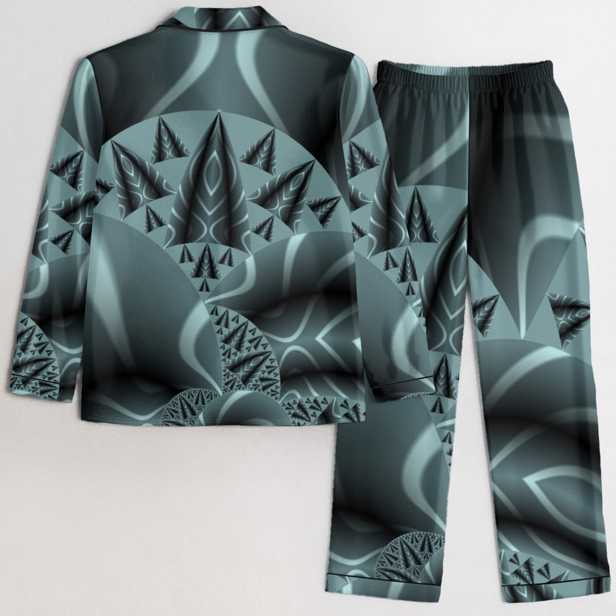 "Crystal Genesis" Women's Satin Pajama Set