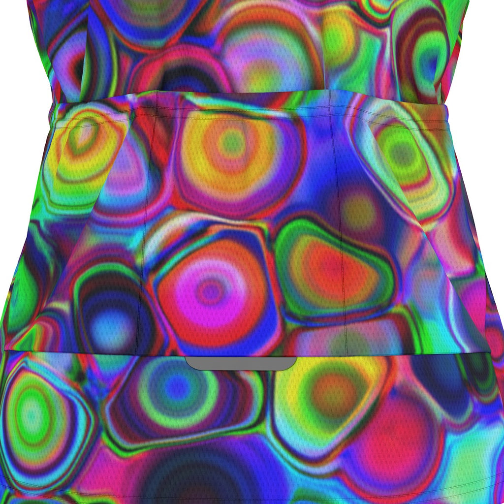"Cosmic Bubbles" Raglan Men's Cycling Jersey