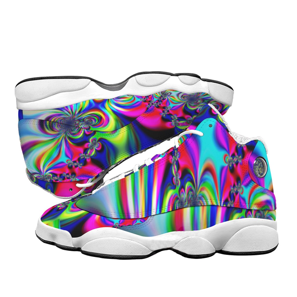 "Psychedelic Swirl" Men's Basketball Shoes