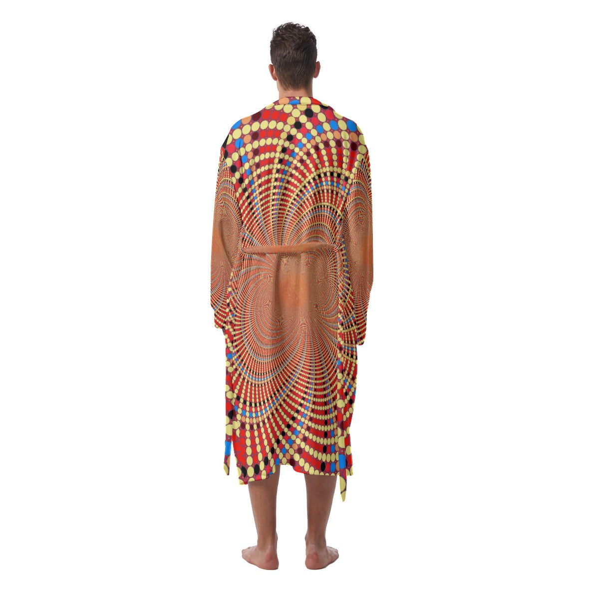 "Quantum Infinity" Men's Heavy Fleece Robe