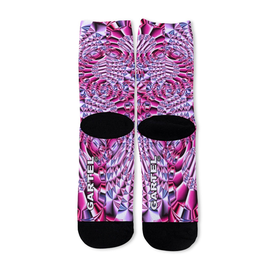 "Space Labyrinth" Unisex Long Socks