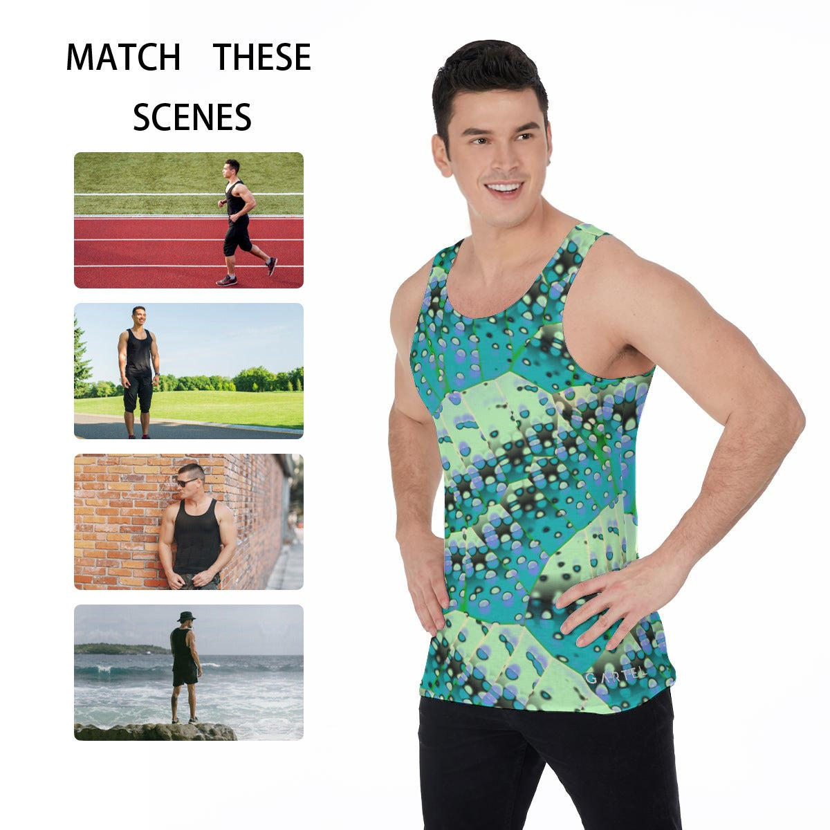 "Ocean Mosaic" Men's Tank Top