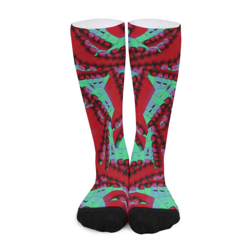 "Fractal Garden" Unisex Long Socks