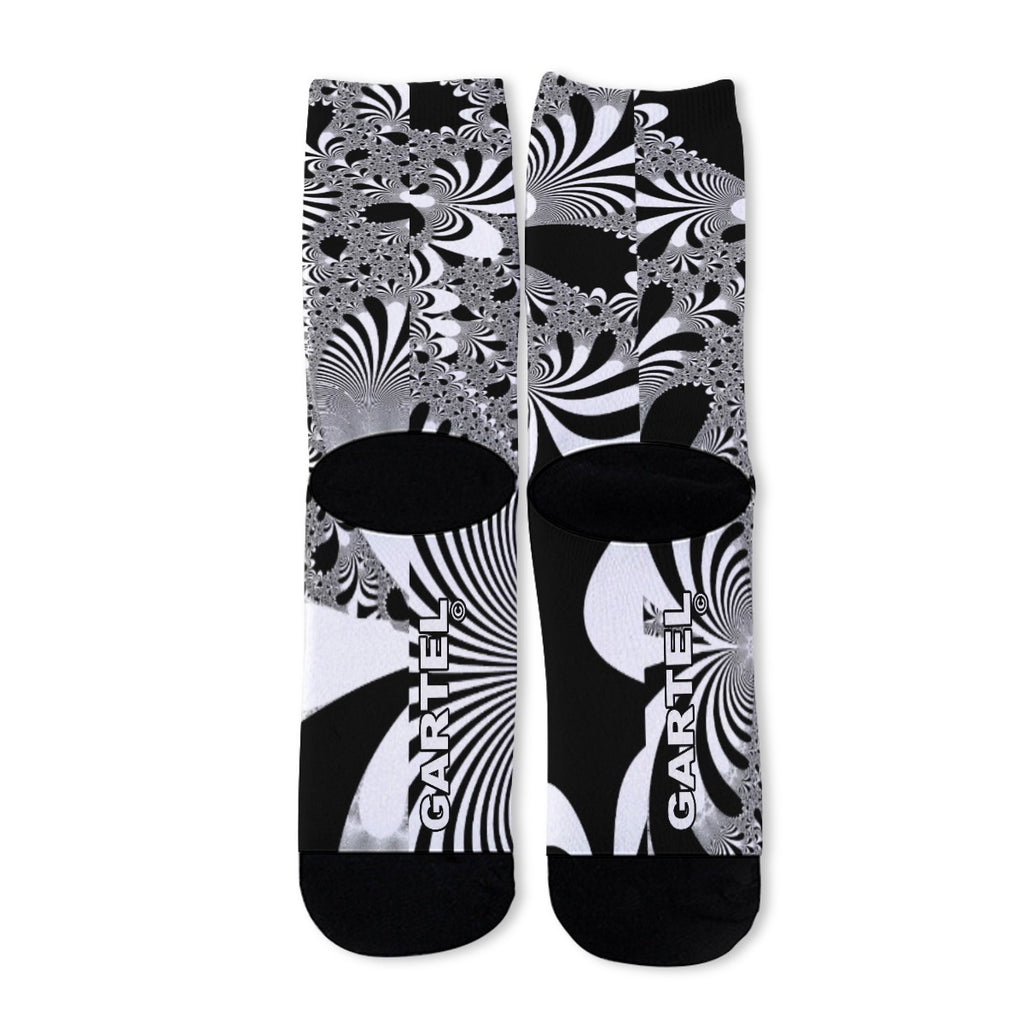 "Midnight Bloom" Unisex Long Socks