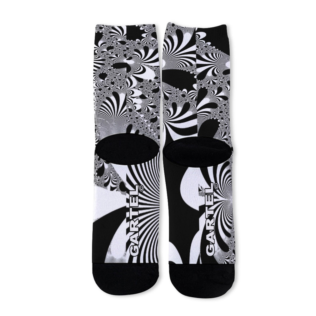 "Midnight Bloom" Unisex Long Socks