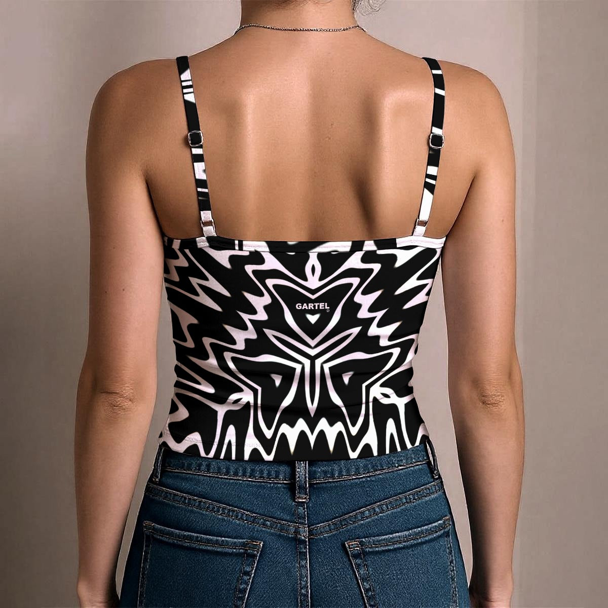 "Phantom Frequency" Women's Spaghetti Strap Tank Top