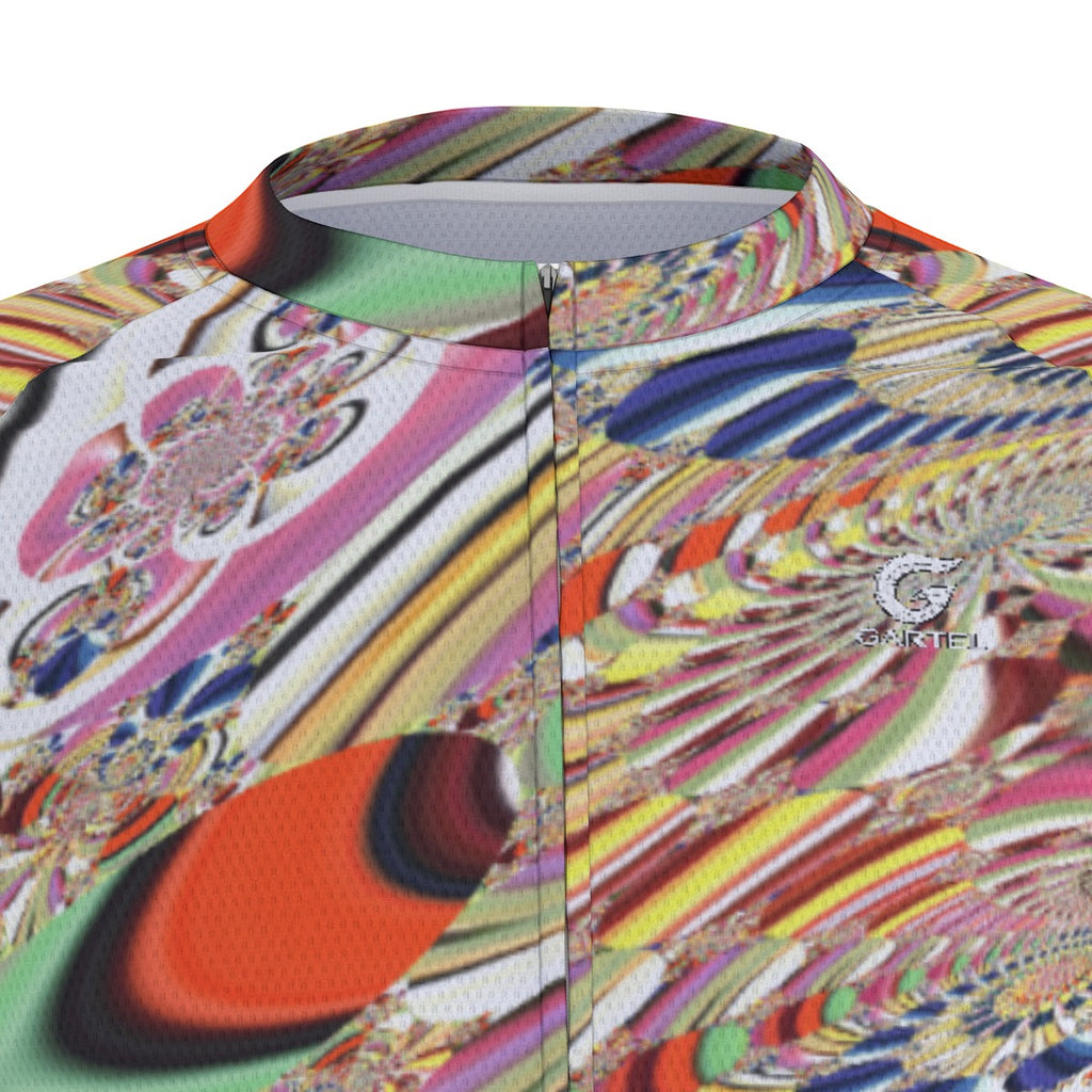 "Ancient Frequency" Raglan Men's Cycling Jersey