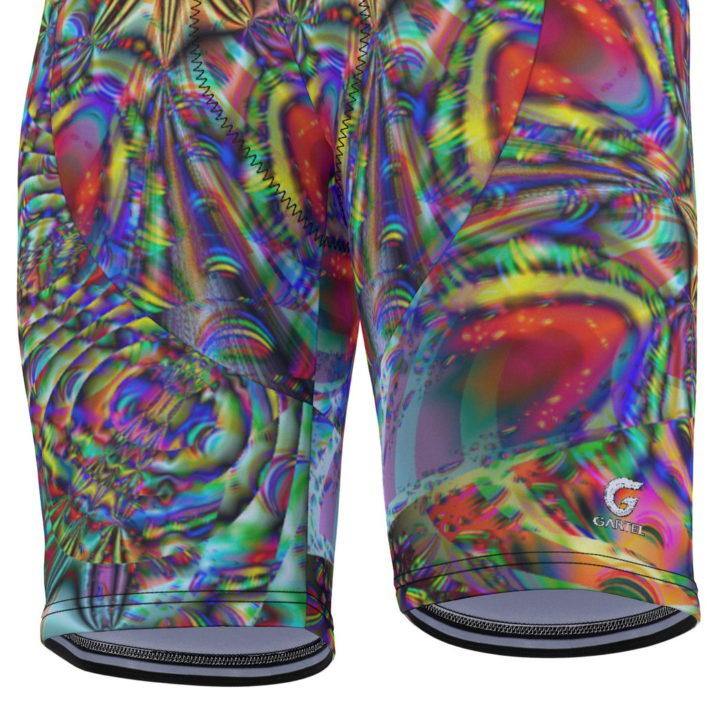 "The Chromatic Vortex" Men's Cycling Pants
