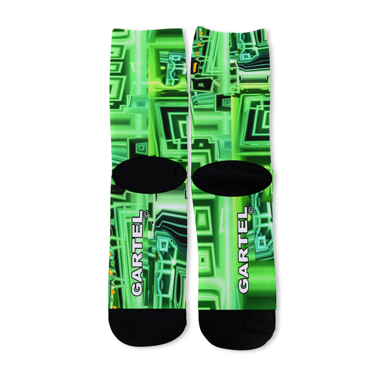 "Emerald Matrix" Unisex Long Socks Unisex Long Socks