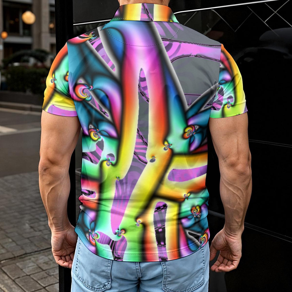 "Electric Avenue"  Men's Polo Shirt
