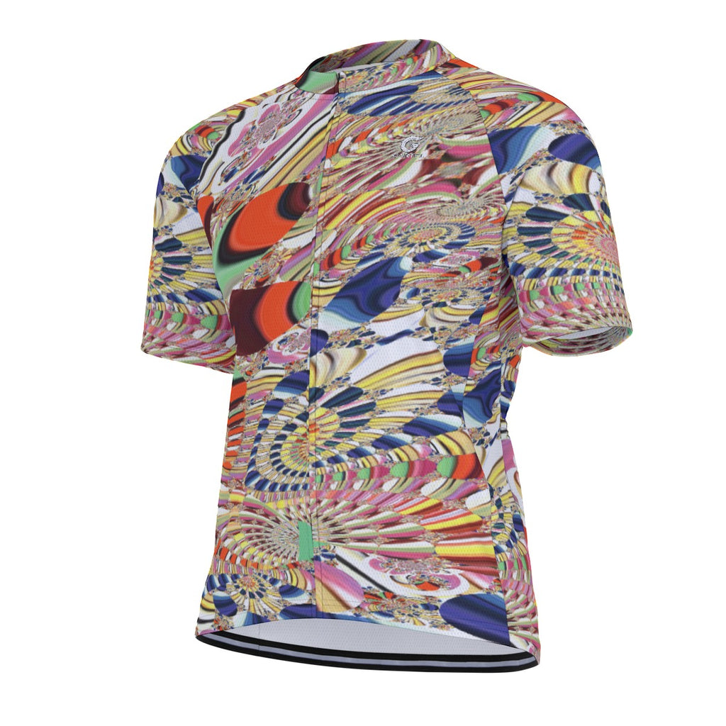 "Ancient Frequency" Raglan Men's Cycling Jersey