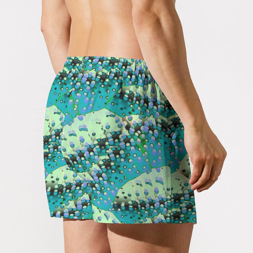 "Ocean Mosiac" Men's Short Boxer Briefs