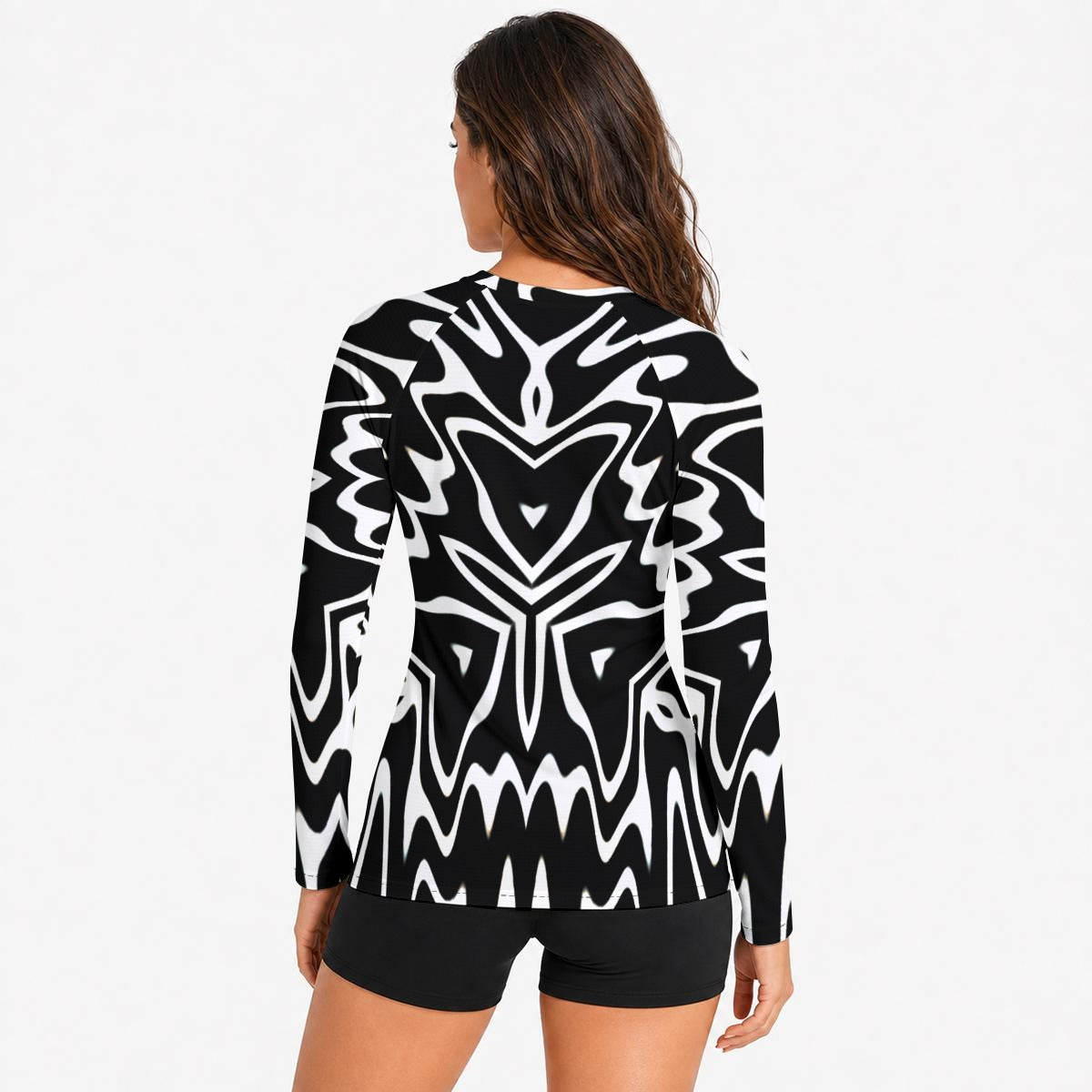 "Phantom Frequency" Women's Raglan Sun Protection Sport Jersey