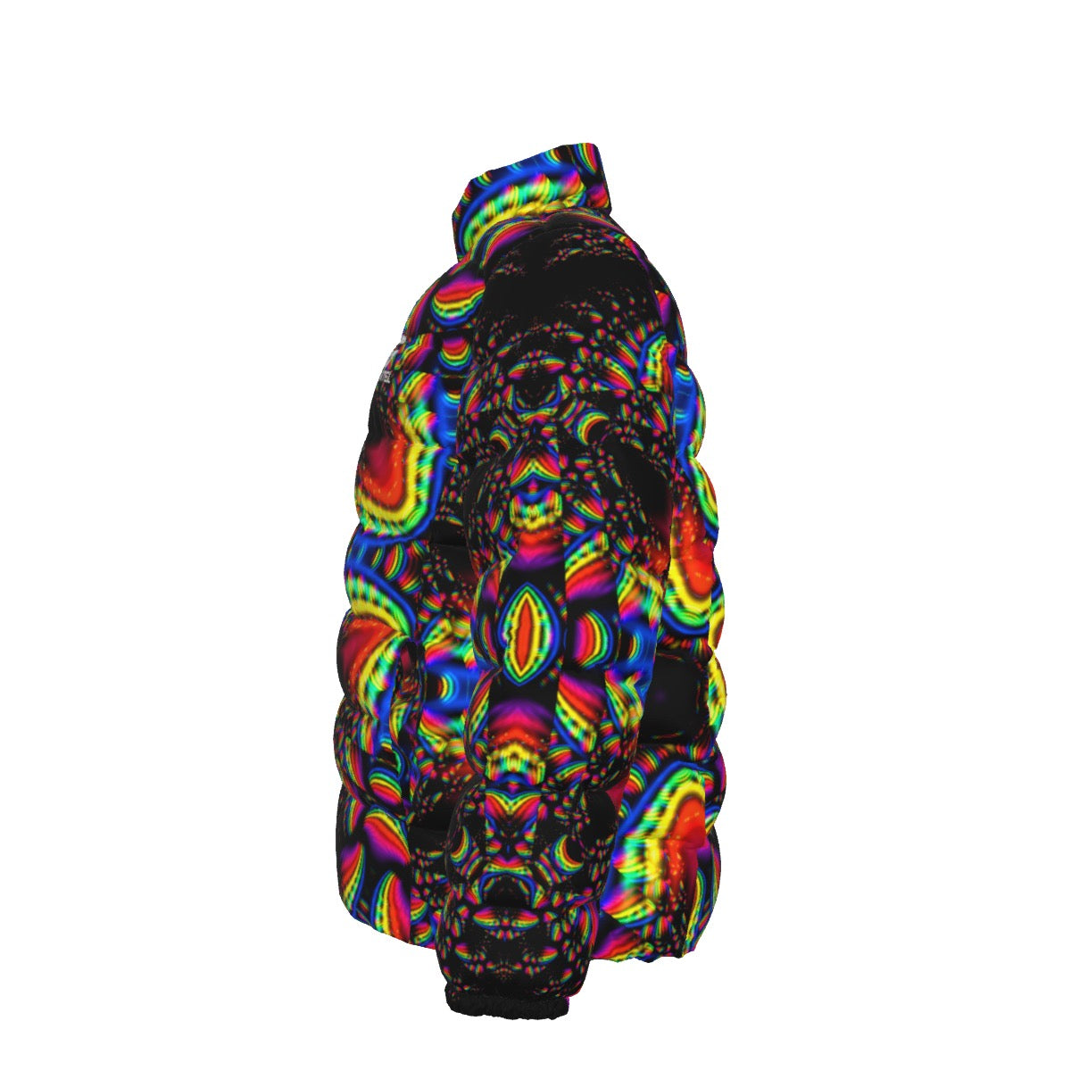 "Kalidescope"  Unisex Stand Collar Down Jacket