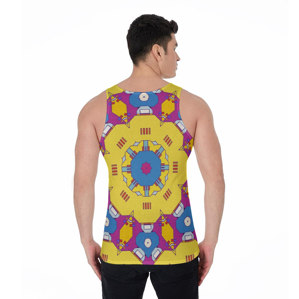"Quirky Yellow" Men's Tank Top