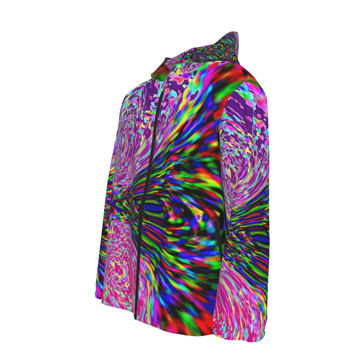 "Bowties" Men's Hooded Zipper Windproof Jacket