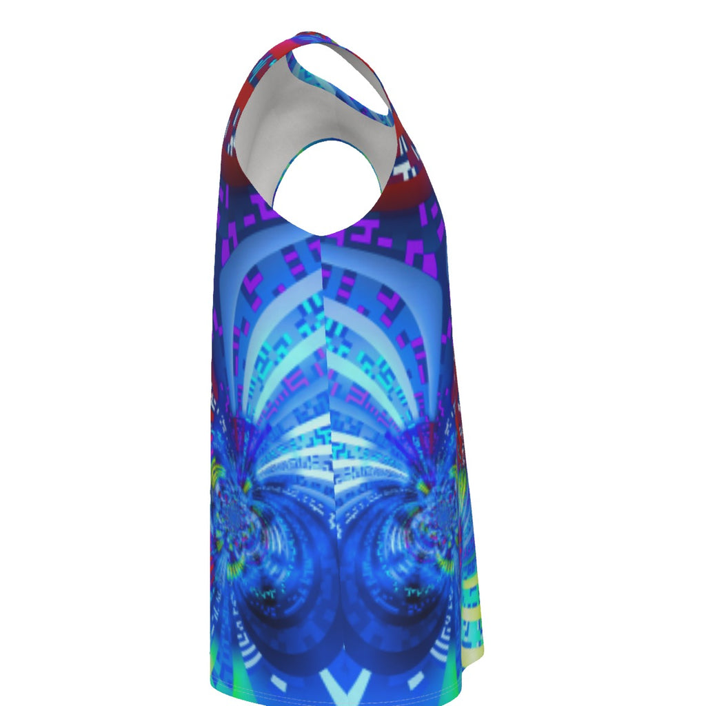 "Hywy Ribbons" Men's O-neck Tank Top