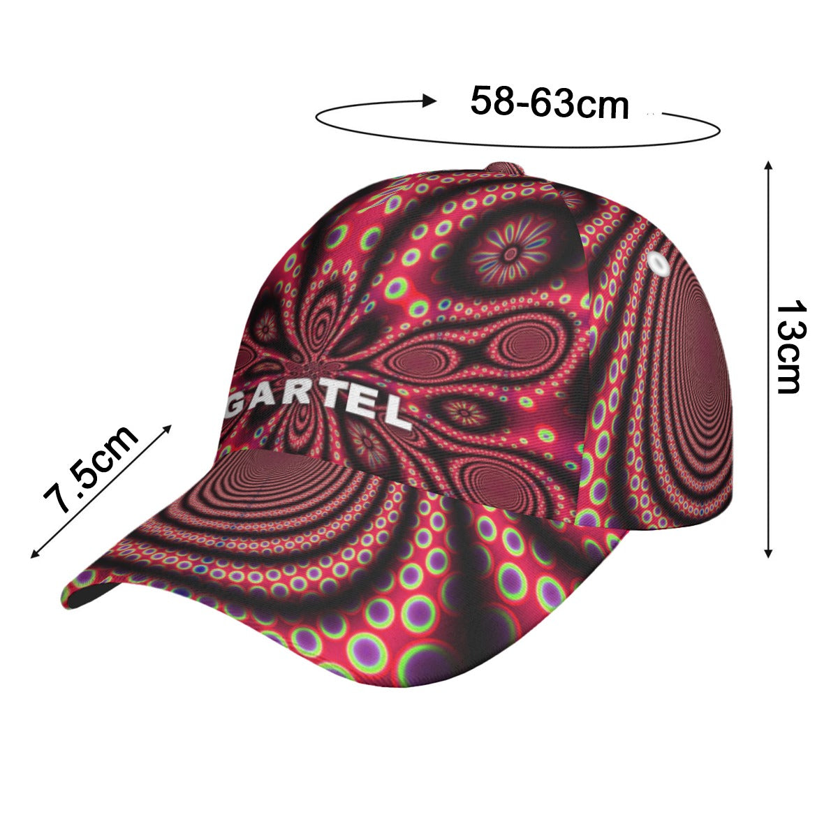 "Electric Octopus" Peaked Cap
