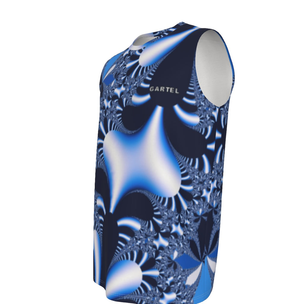 "Blue Mirage" Men's O-neck Tank Top