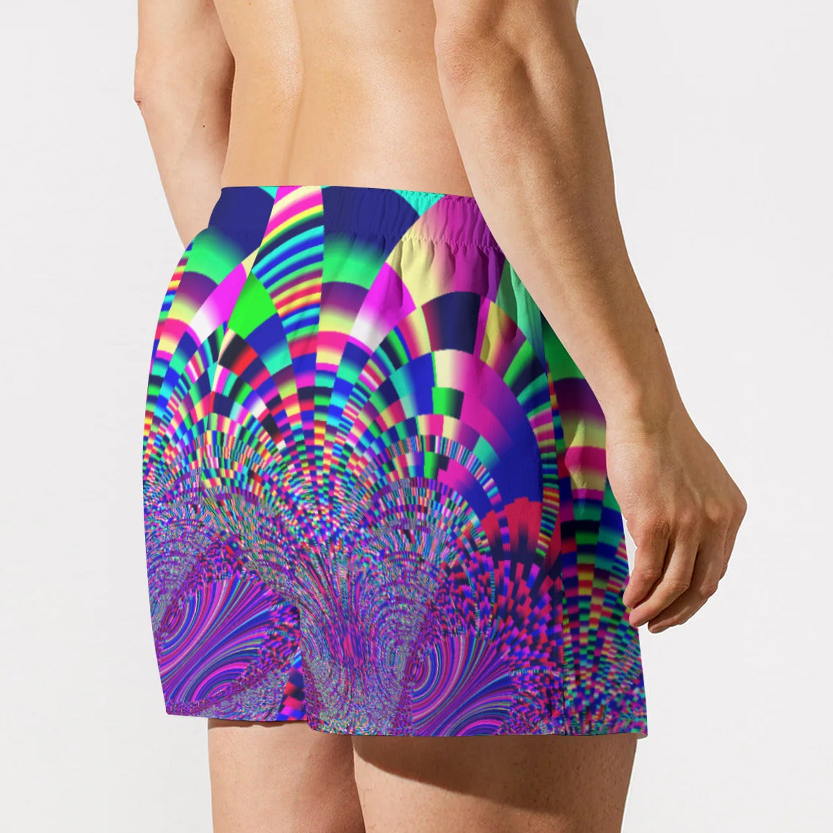 Bóxers cortos para hombre "Paisaje onírico Technicolor"