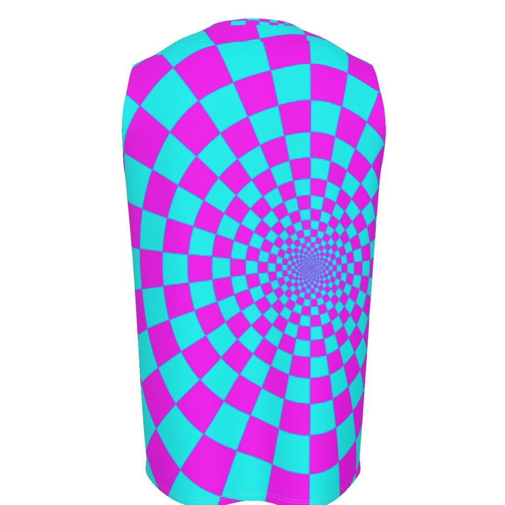 "Hypnotic Horizon" Men's O-neck Tank Top