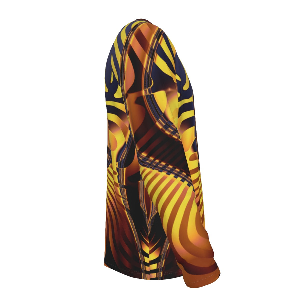 "Tiger Eye" Men's Raglan Long Sleeve T-Shirt