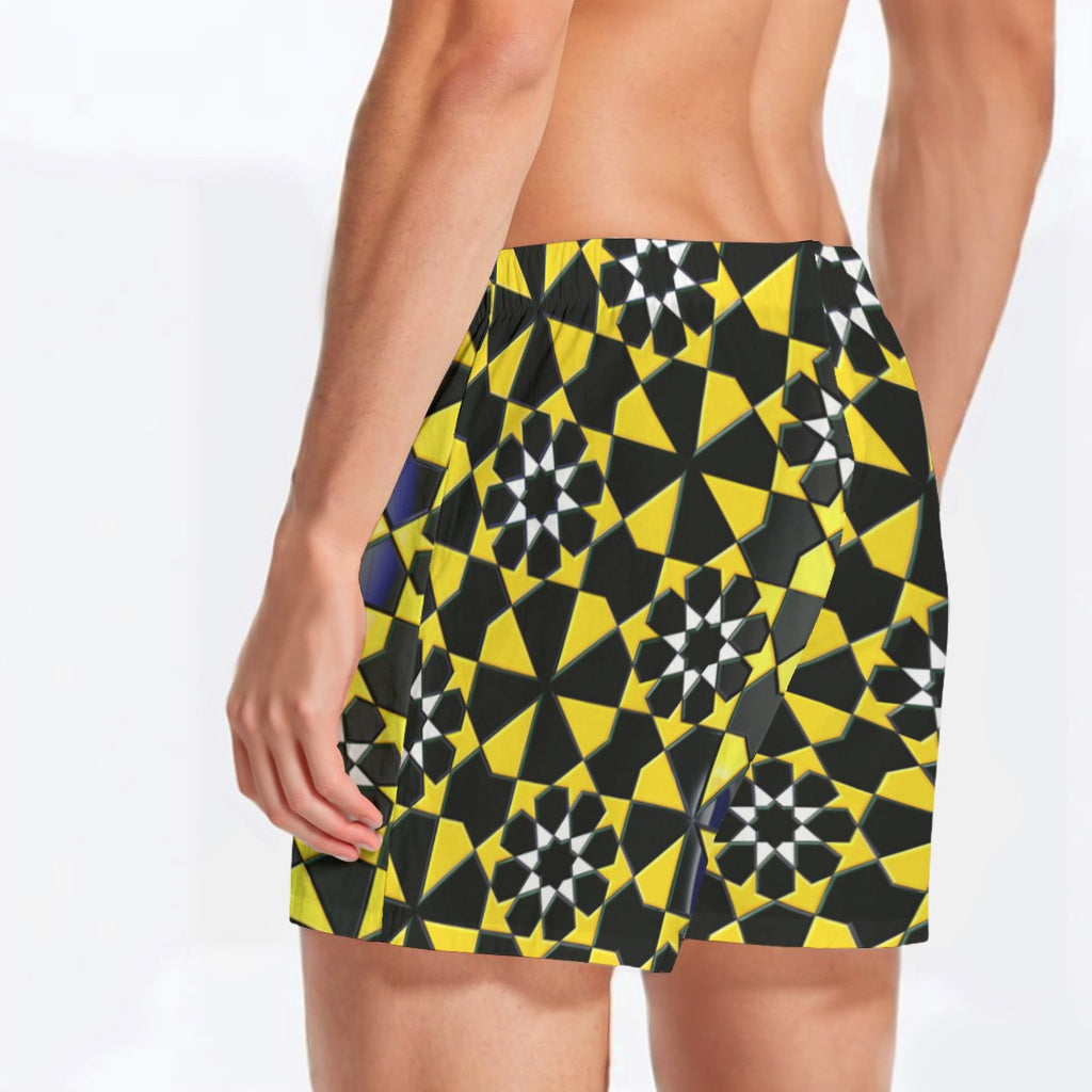 "Solar Lattice" Short Boxer Briefs|