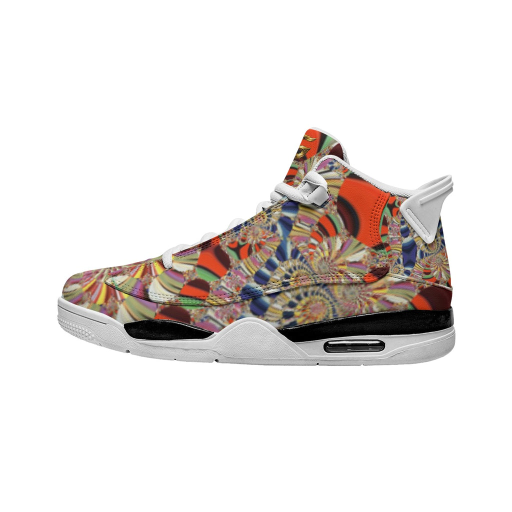 “Royal Tapestry” Men’s Shock Absorption Basketball Sneakers