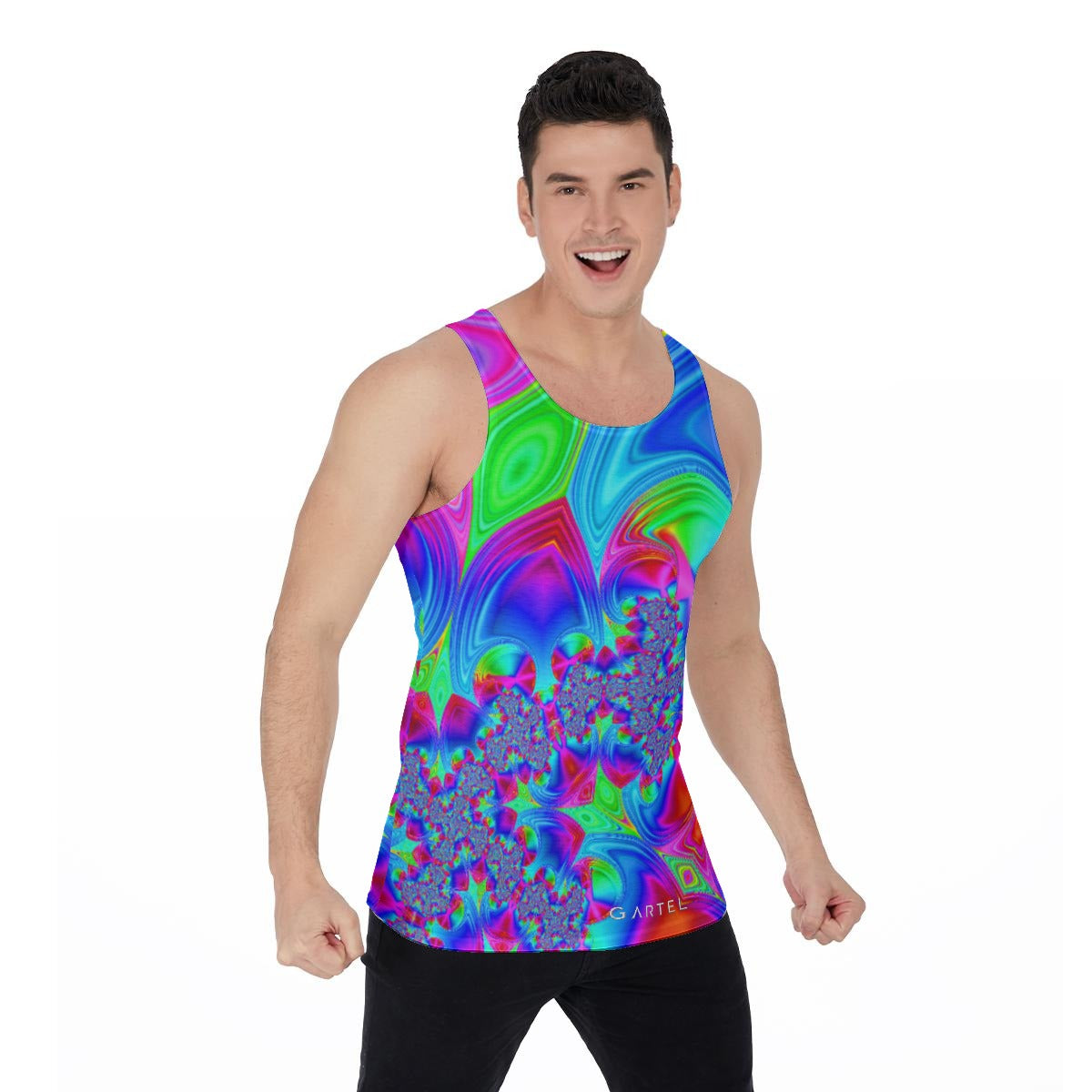 "Rainbow Nebula"  Men's Tank Top