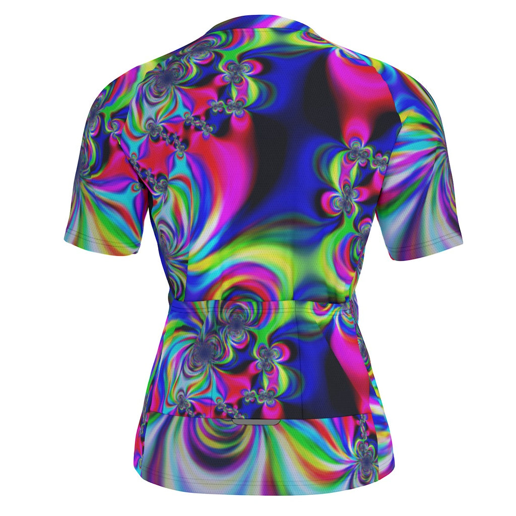 "Psychedelic Swirl"  Raglan Men's Cycling Jersey