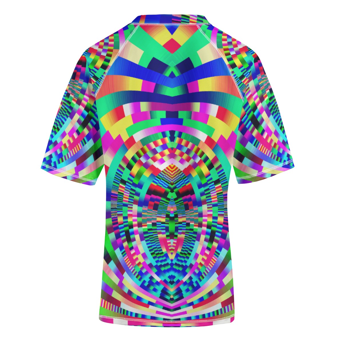 "Pixel Odyssey" Unisex Yoga Sports Short Sleeve T-Shirt