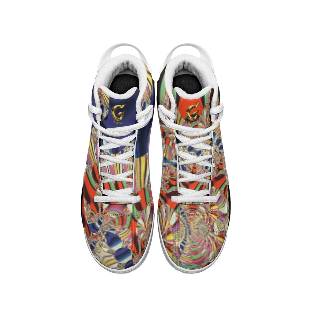 “Royal Tapestry” Men’s Shock Absorption Basketball Sneakers
