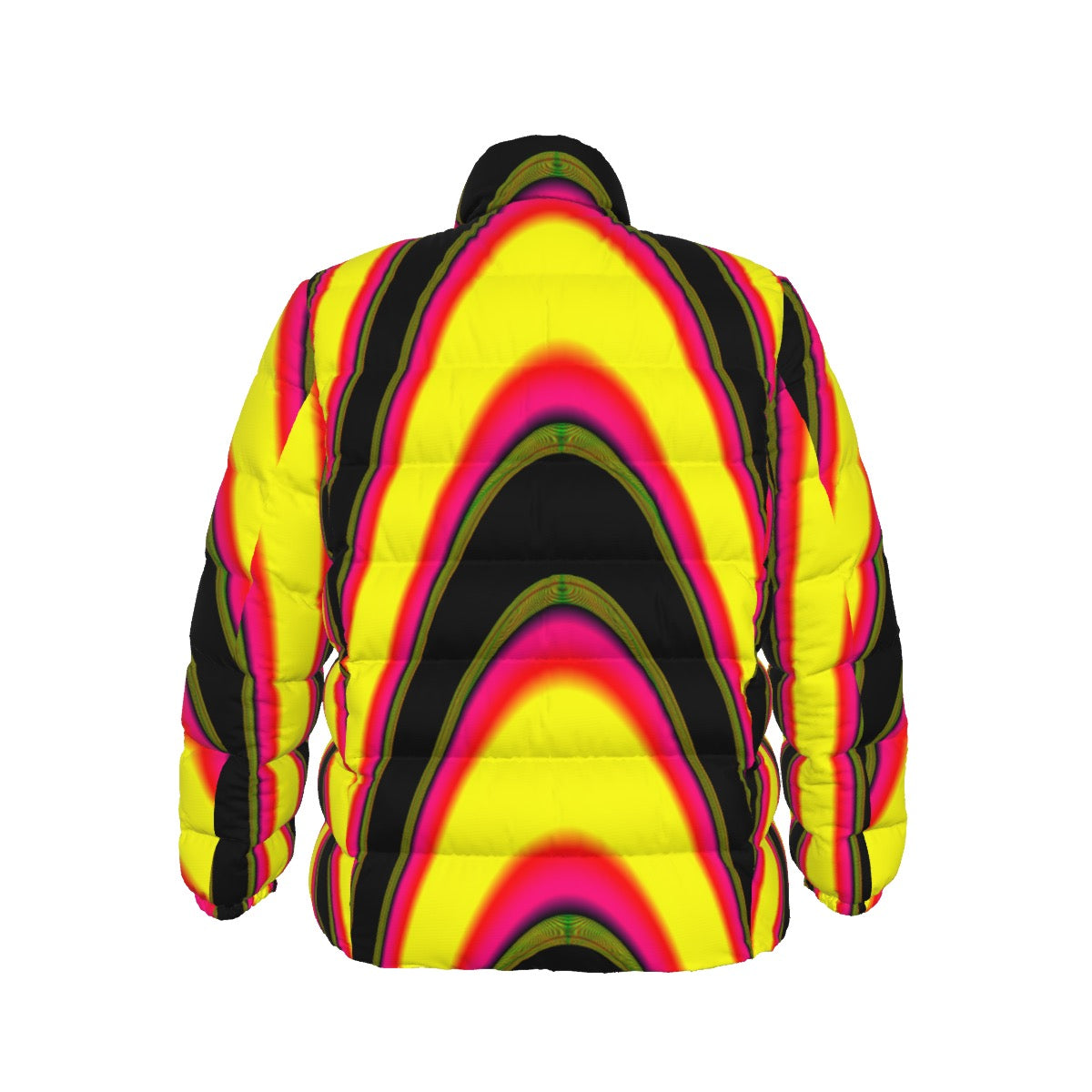 "Shark Byte" Unisex Stand Collar Down Jacket