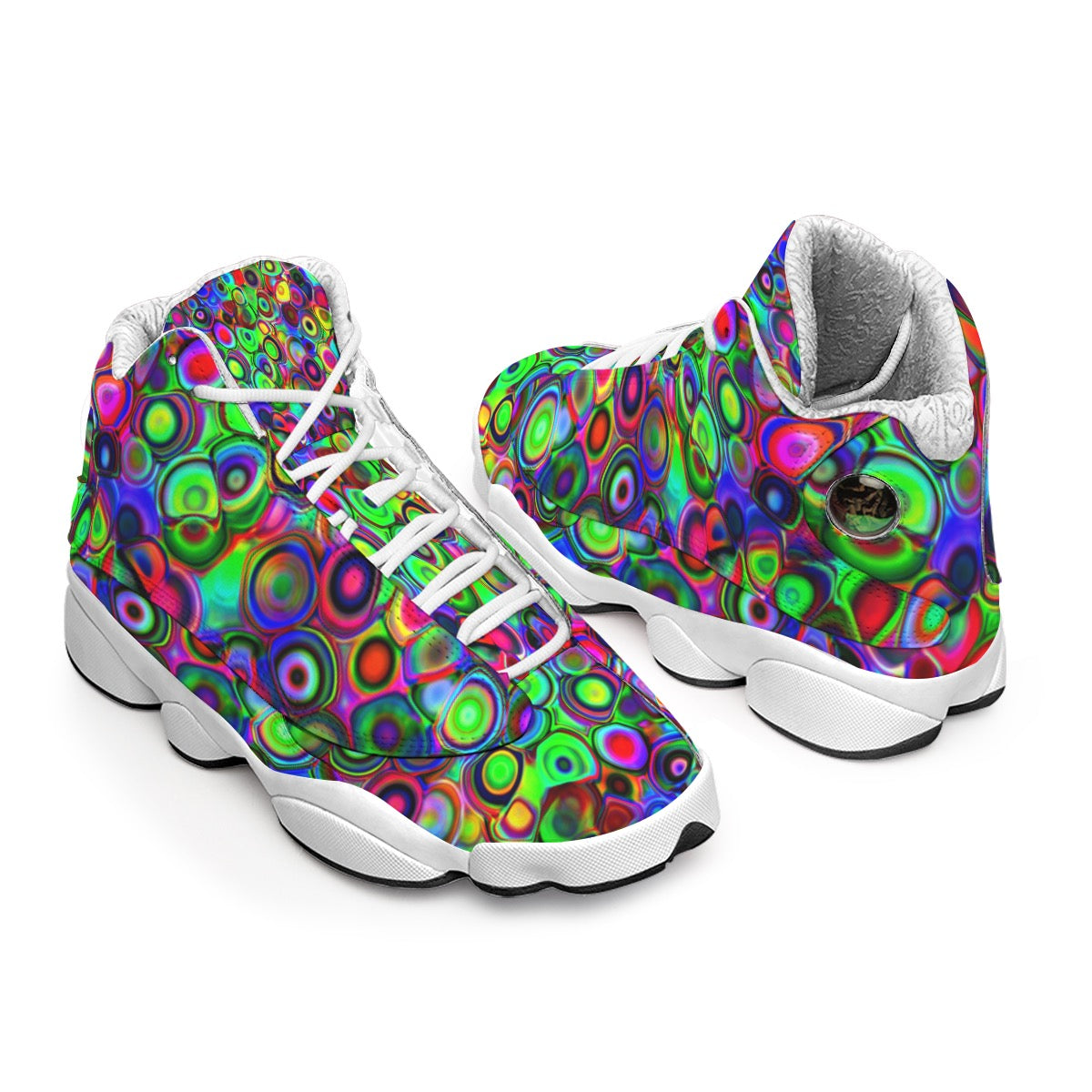"Cosmic Bubbles" Women's Basketball Sneakers