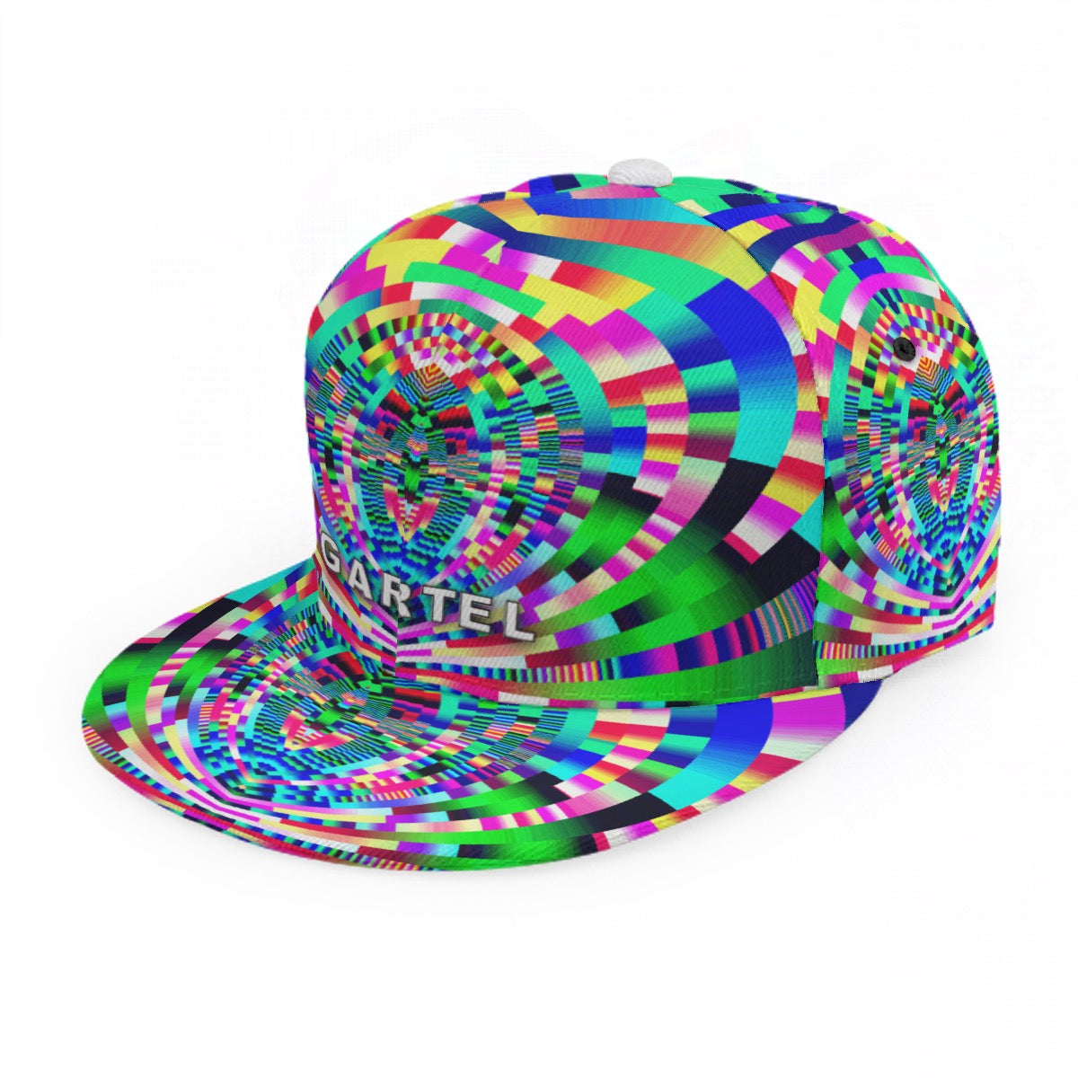 "Pixel Odyssey" Baseball Cap With Flat Brim
