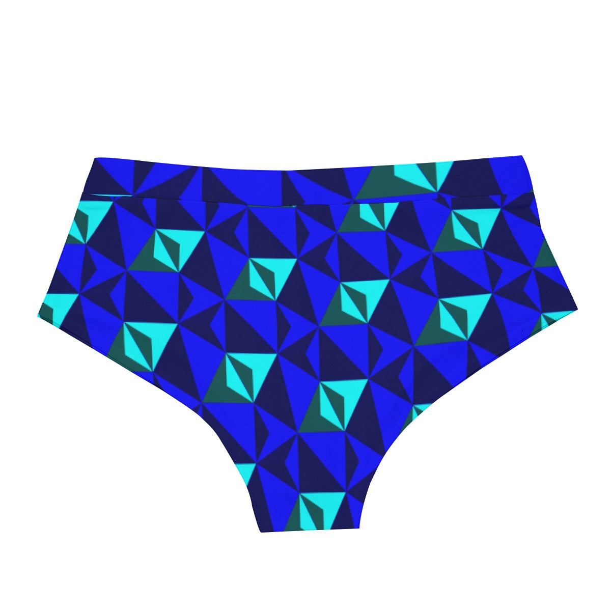 "Azure Facets" Men's Triangle Low-rise Underwear