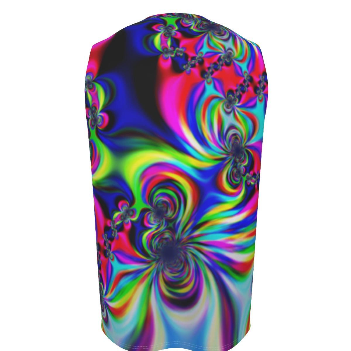 "Psychedelic Swirl" – Men's O-neck Tank Top