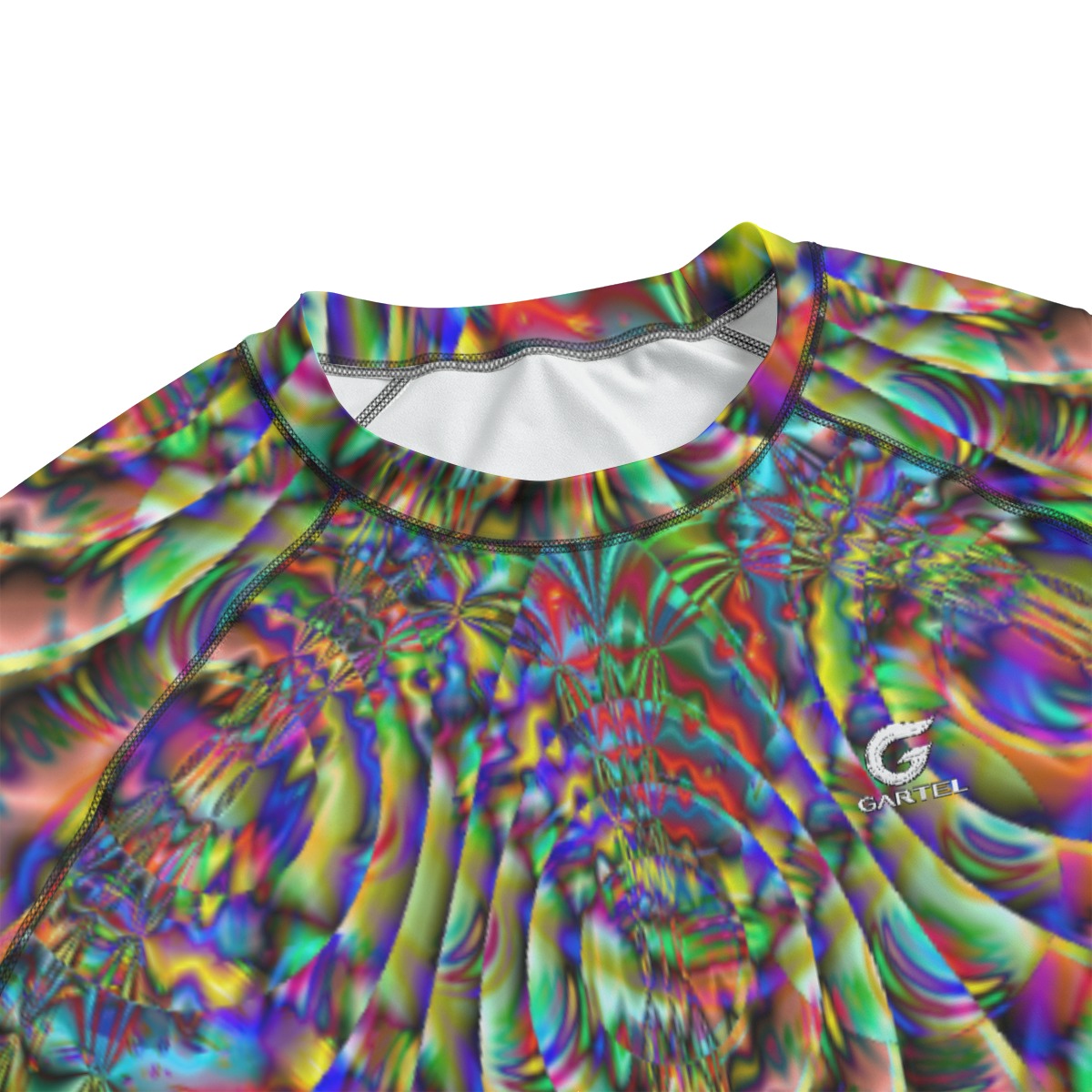 “The Chromatic Vortex” Unisex Yoga Sports Short Sleeve T-Shirt