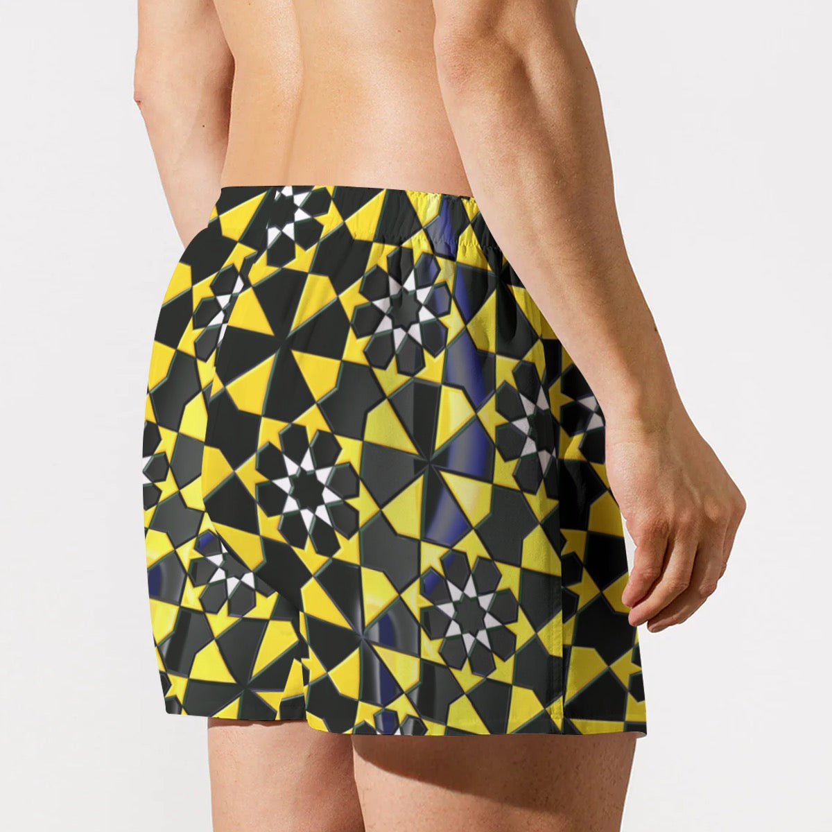 "Solar Lattice" Short Boxer Briefs|