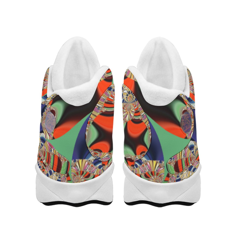 "Royal Tapestry" Women's Curved Basketball Sneakers