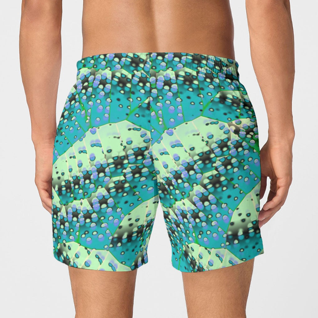 "Ocean Mosiac" Men's Short Boxer Briefs