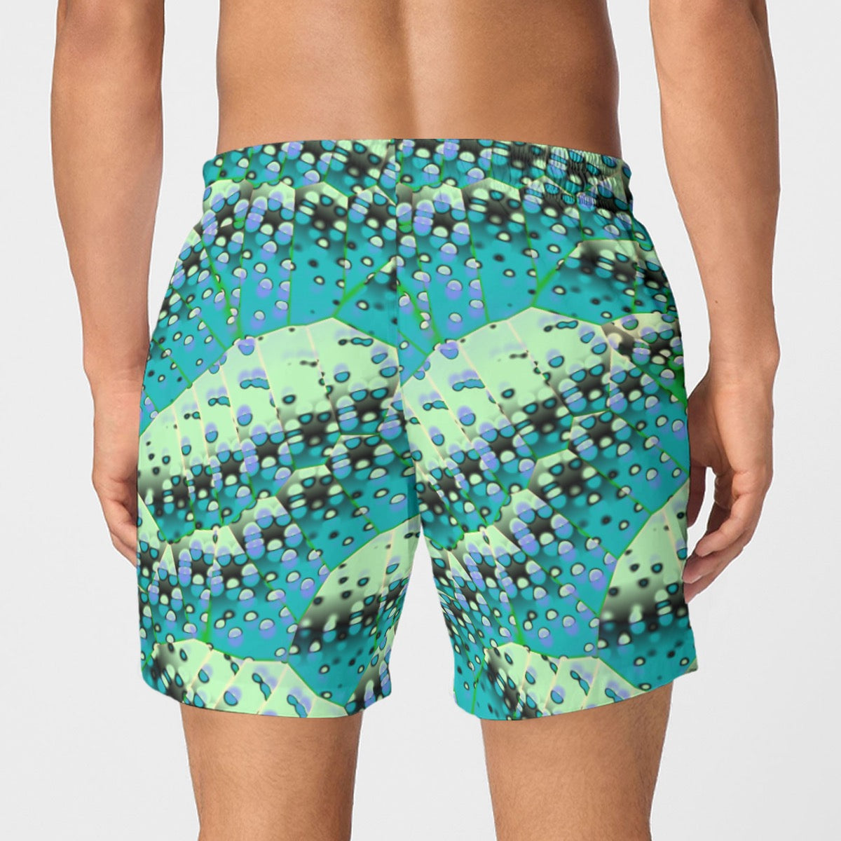 "Ocean Mosiac" Men's Short Boxer Briefs