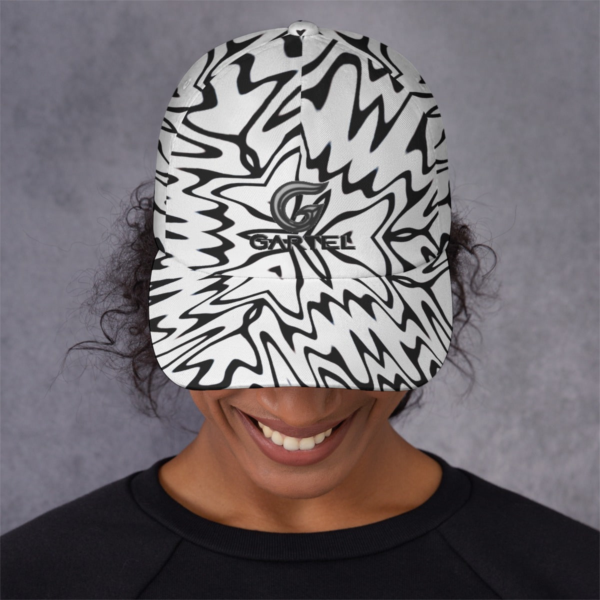 "White Phantom" Peaked Cap With Box