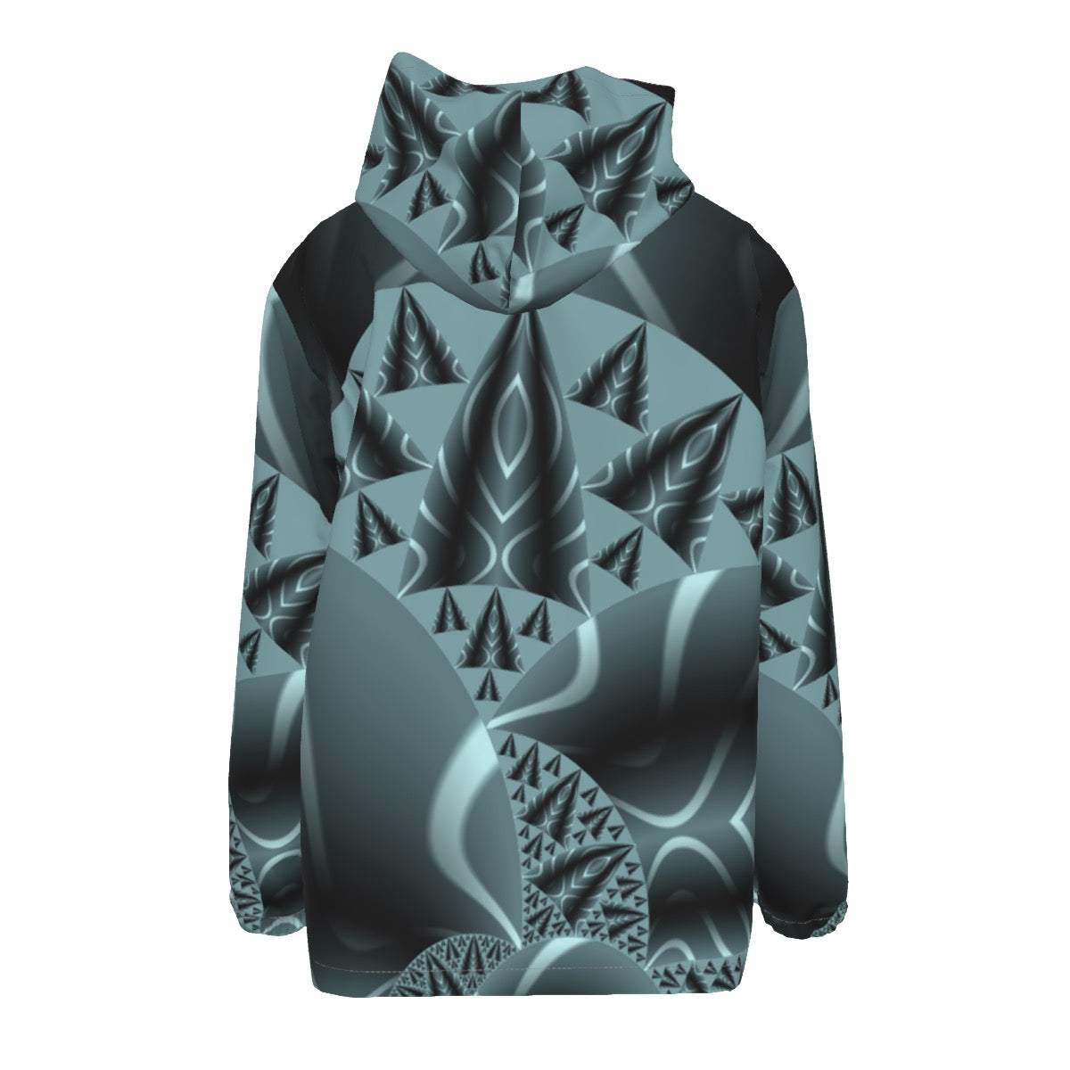 "Crystal Genesis" Men's Hooded Zipper Windproof Jacket