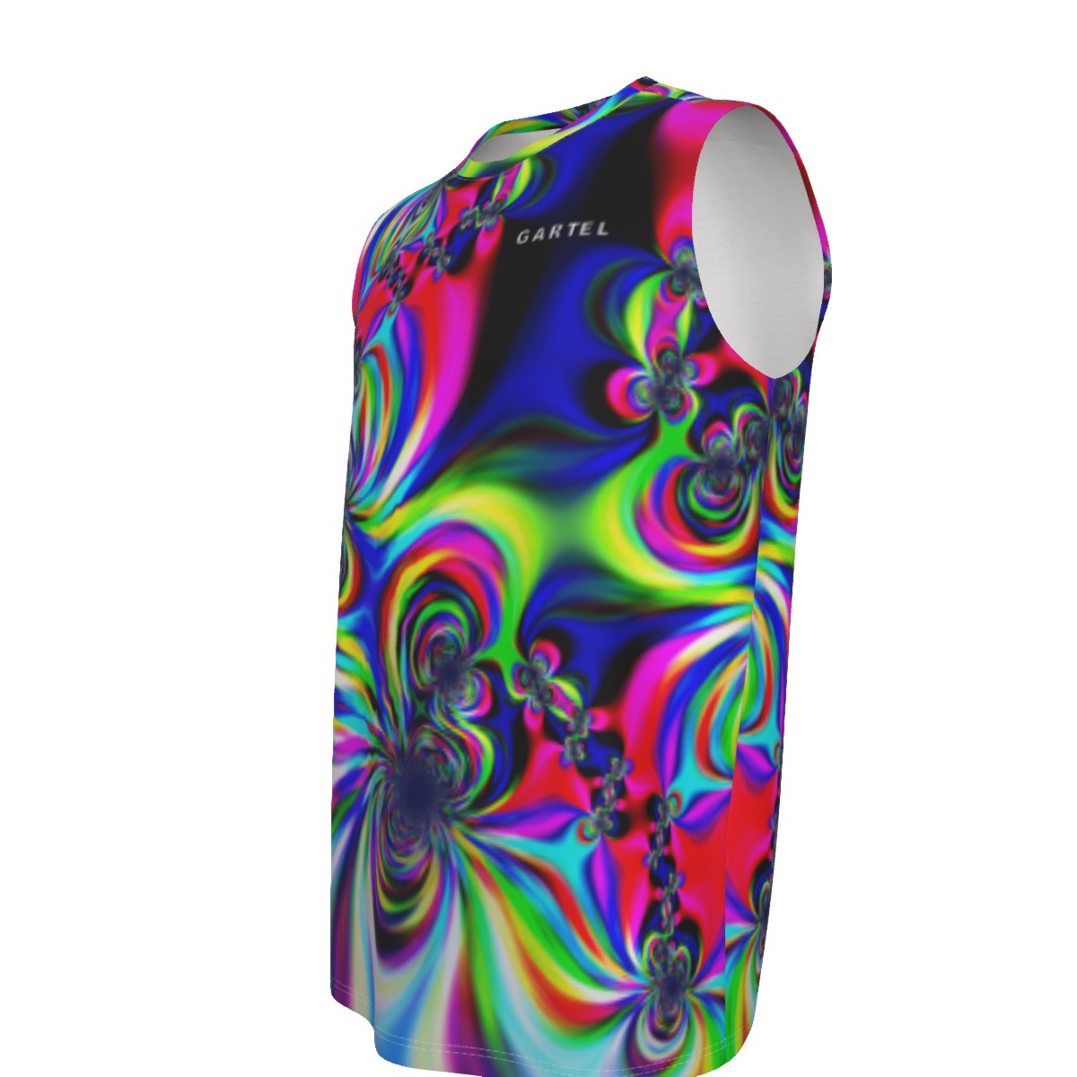 "Psychedelic Swirl" – Men's O-neck Tank Top