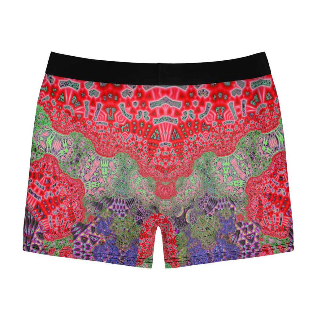 "Goddess Aztec (Red)"  Men's Stretch Boxer Briefs
