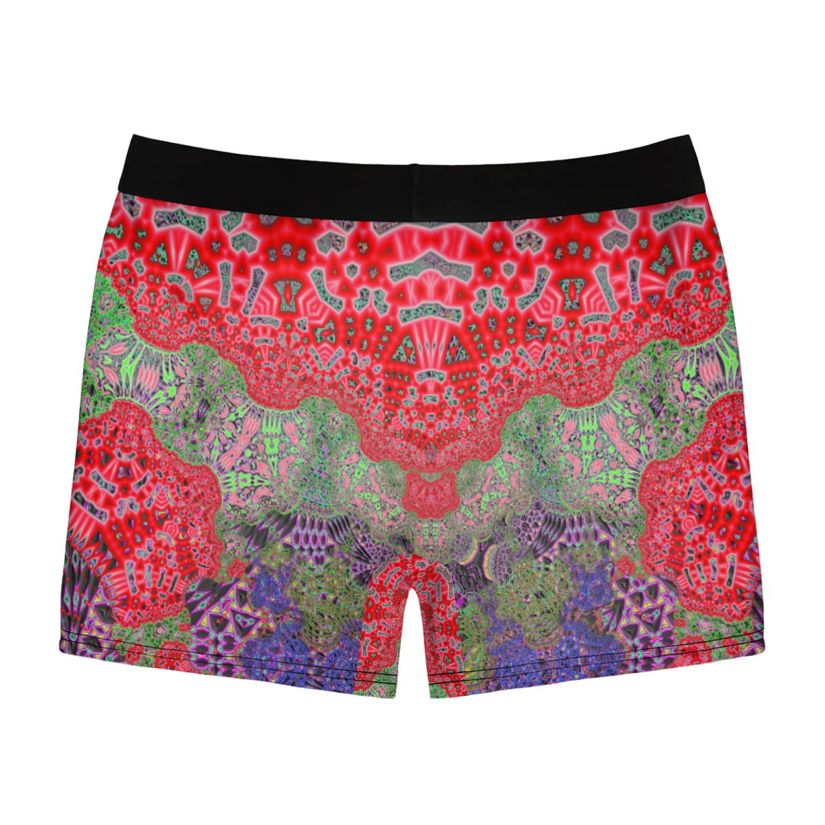 "Goddess Aztec (Red)"  Men's Stretch Boxer Briefs