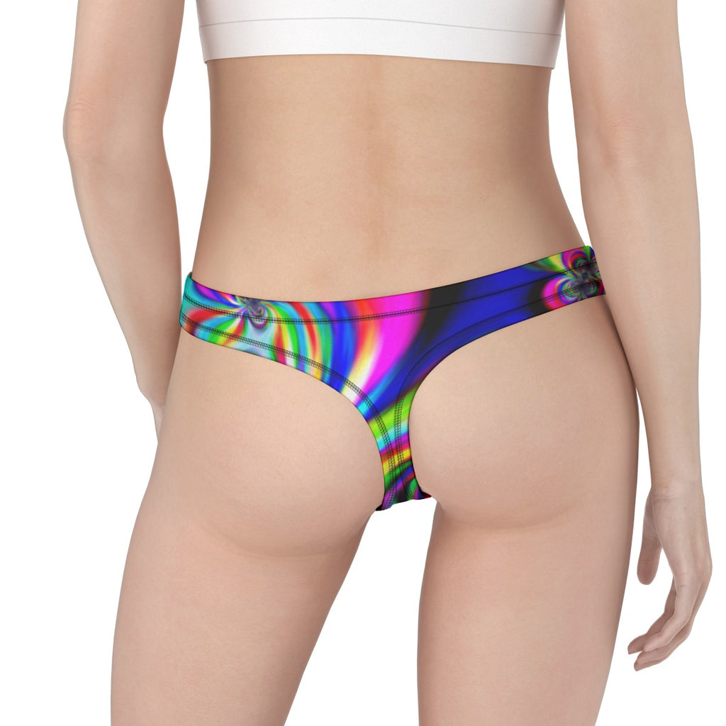 "Psychedelic Swirl"  Women’s Thong