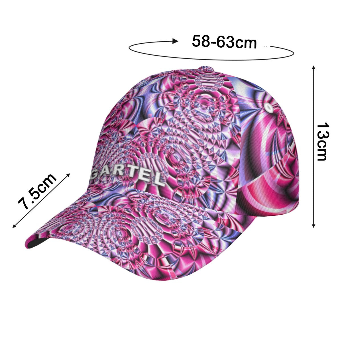 "Space Labyrinth" Peaked Cap