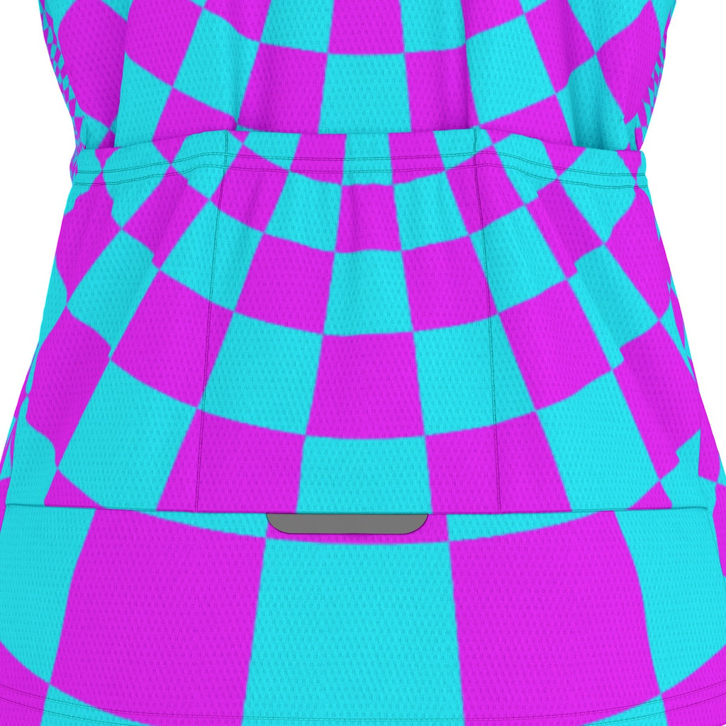 "Hypnotic Horizon" Raglan Men's Cycling Jersey
